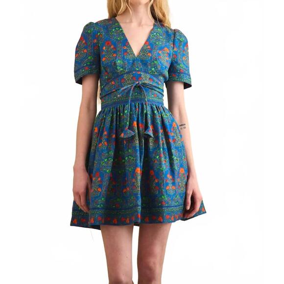 NEW HUNTER BELL women's roan dress in midnight garden